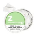 Nicotine pouch with cucumber lime flavor, 15 pcs, ZYN brand.