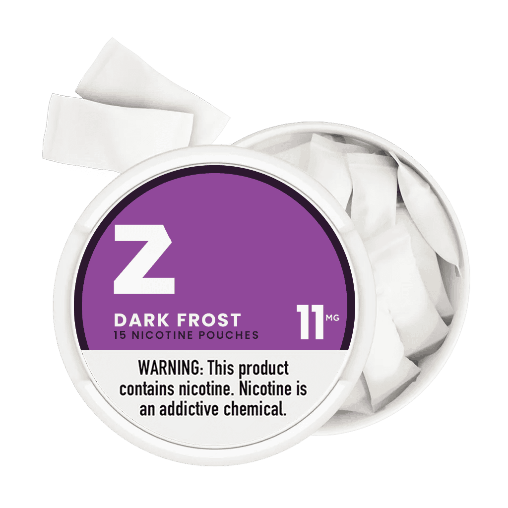 Nicotine pouch ZYN Dark Frost, 15 Pouches, discreet oral nicotine alternative.