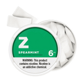 Fresh ZYN Spearmint Nicotine Pouches, 15-count container, nicotine replacement aid.