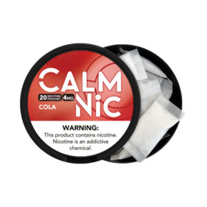 Calm Nic Cola nicotine pouches can