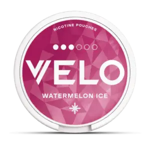 Velo Watermelon Ice nicotine pouches can