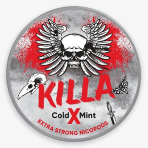 Killa X-Cold Mint 13mg nicotine pouches can