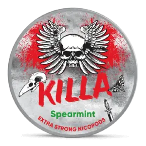 Killa Spearmint 13mg nicotine pouches can