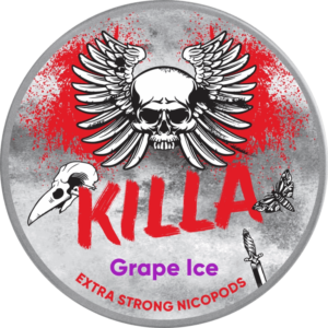 Killa Grape Ice 13mg nicotine pouches can