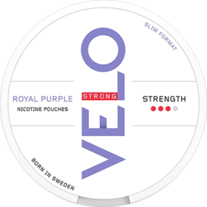 Velo Royal Purple 10mg nicotine pouches can