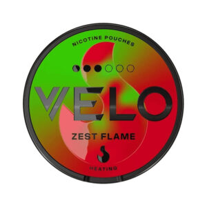 Velo Zest Flame 10mg nicotine pouches can