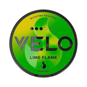 Velo Lime Flame 8mg nicotine pouches can
