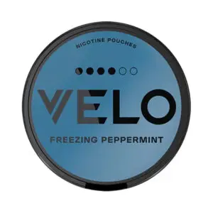 Velo Freezing Peppermint 11mg/17mg nicotine pouches can